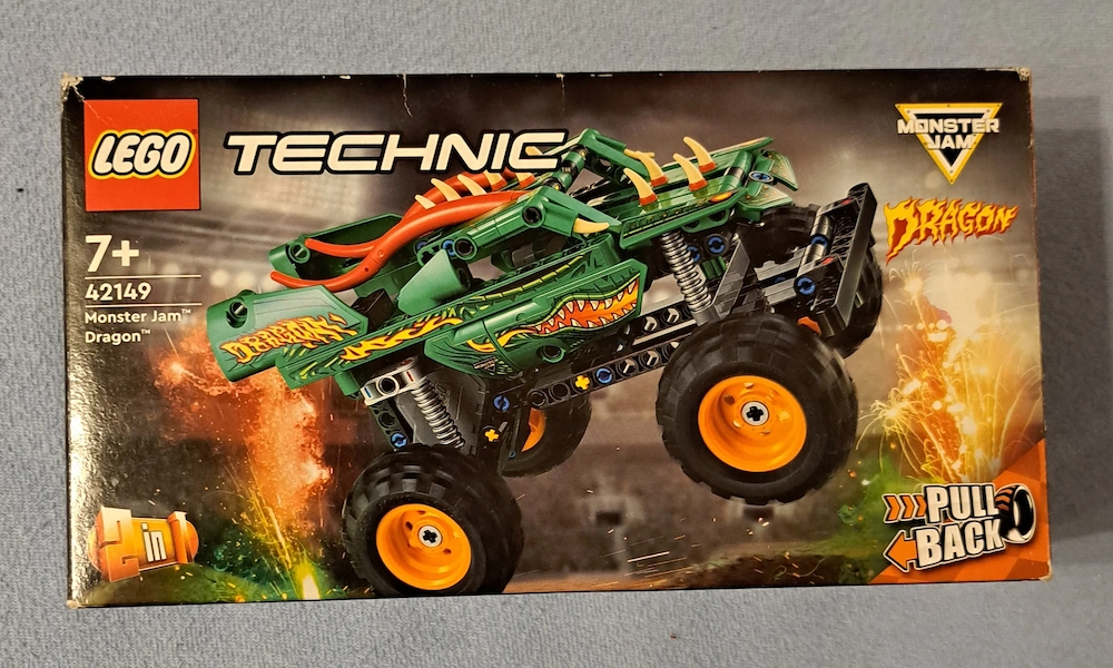 LEGO Technic 42149 - Monster Jam Dragon (2-in-1) inkl. OVP & Anleitung