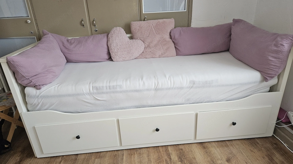 Ikea Hemnes Gästebett ausziehbar 80x200