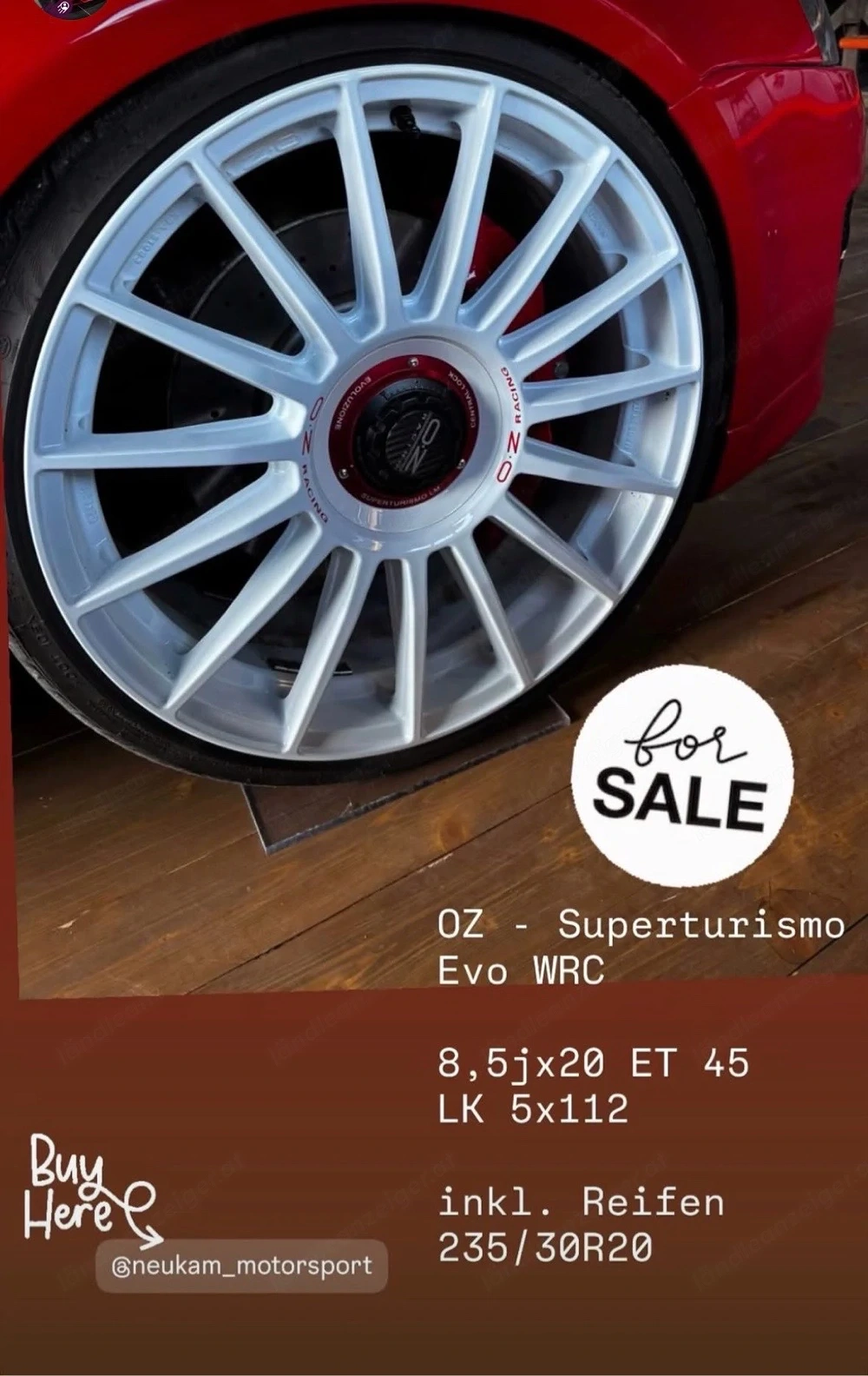 OZ Superturismo Evoluzione WRC