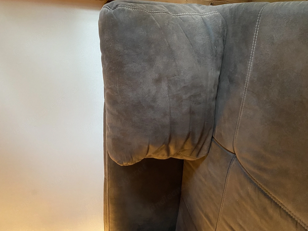 braunes Sofa- couch
