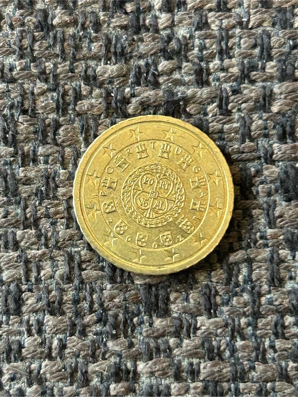50 Cent Umlaufmünze Portugal 2002