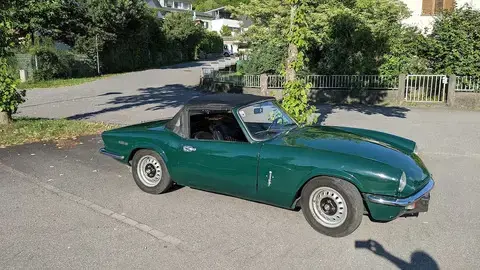 Triumph Spitfire Mk IV, Bj. 1972   British Racing Green, rostfrei, frisch vorgeführt