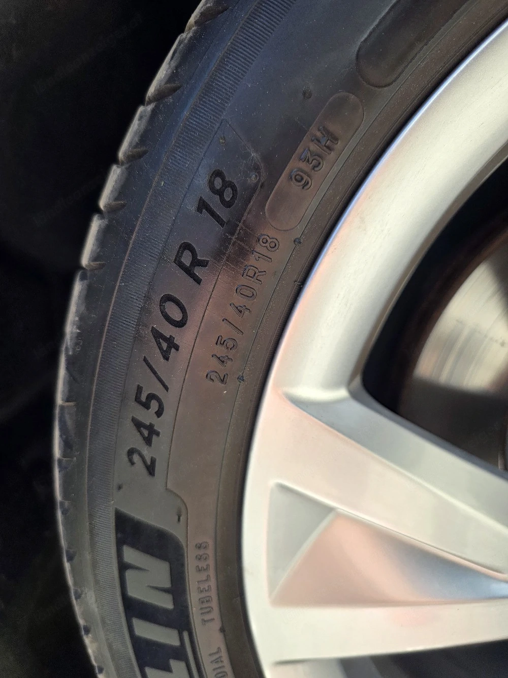 Michelin Sommerreifen 245 40 18 93H