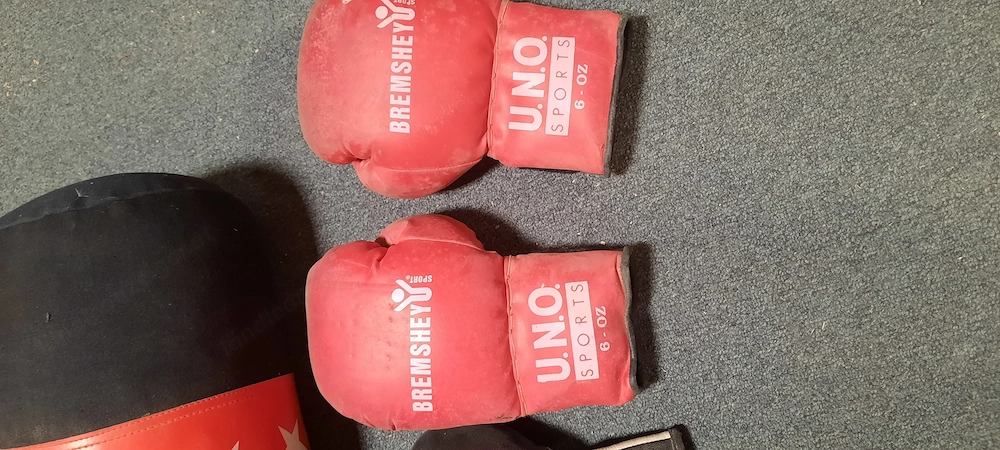Box Sack mit 2 paar Box Handschuhe