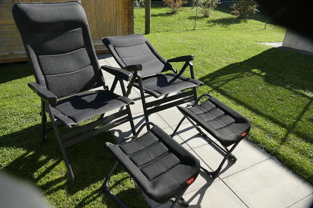 Westfield Campingstühle XL für Garten, Outdoor, Terrasse, Camping