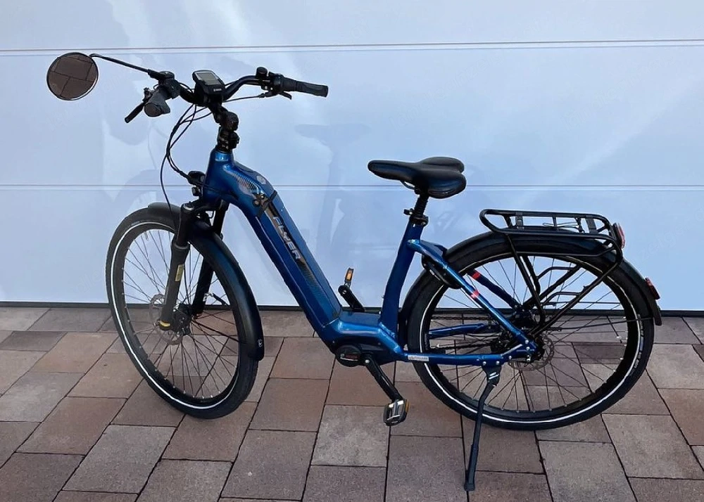 Elektrisches City-E-Bike mit Bosch-Mittelmotor 