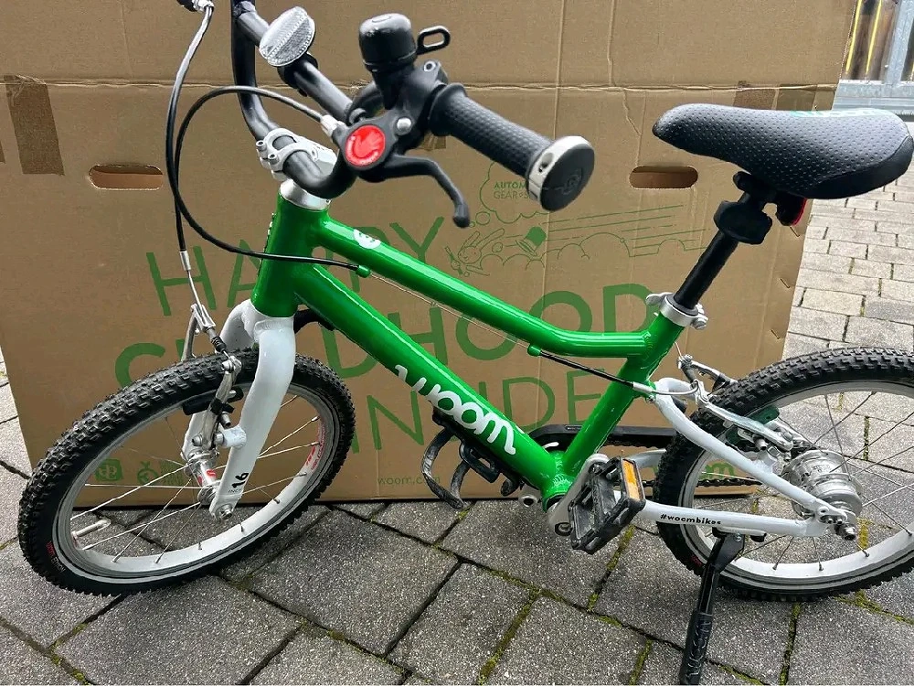 Woom 3 AUTOMAGIC in Grün   Sehr guter Zustand mit Zubehör, Rechnung und Originalverpackung