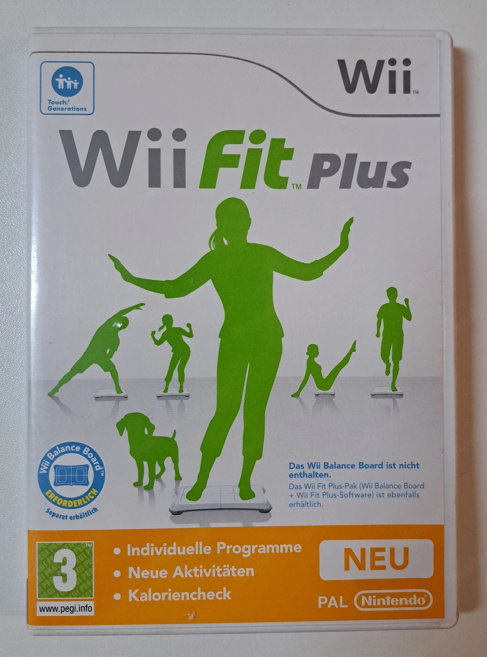 Wii Fit Plus - Nintendo Wii - Komplett mit Anleitung - Nur Spiel   Software - Top Zustand!