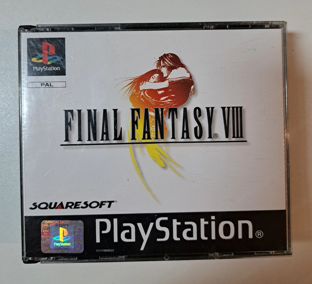 Final Fantasy VIII - PS1   PlayStation 1 - Deutsche Version - 4 Discs komplett (ohne Anleitung)