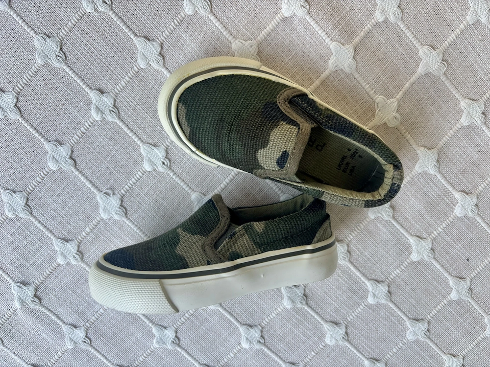 Kinder Schuhe mit Camouflage Optik 