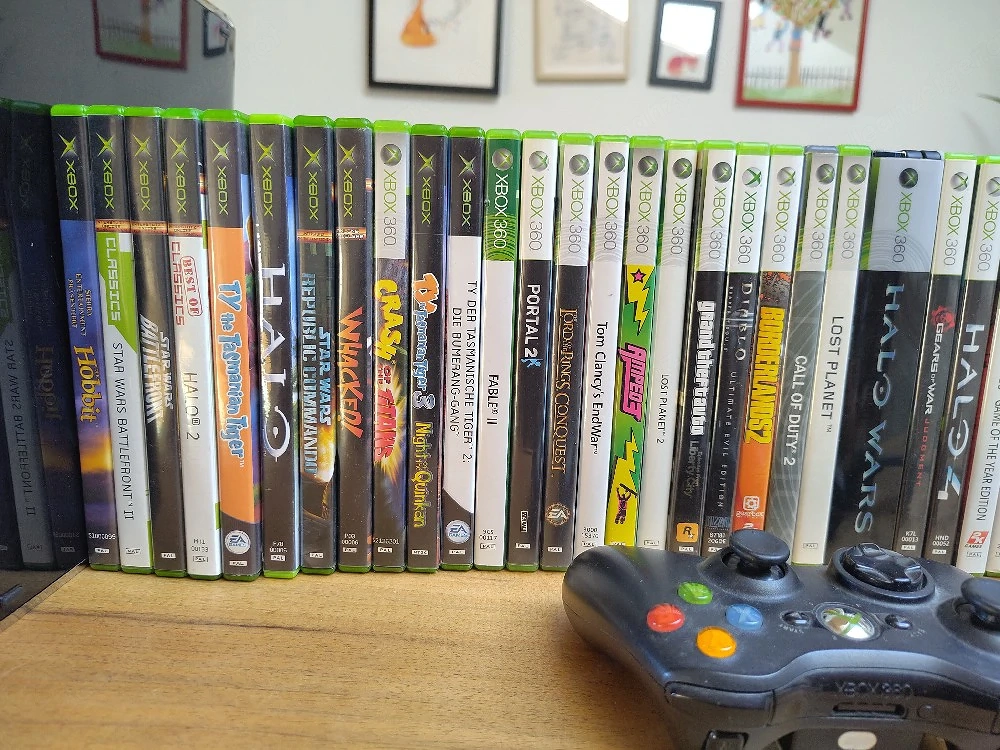 Xbox 360 Elite inkl. Spielesammlung zu verkaufen