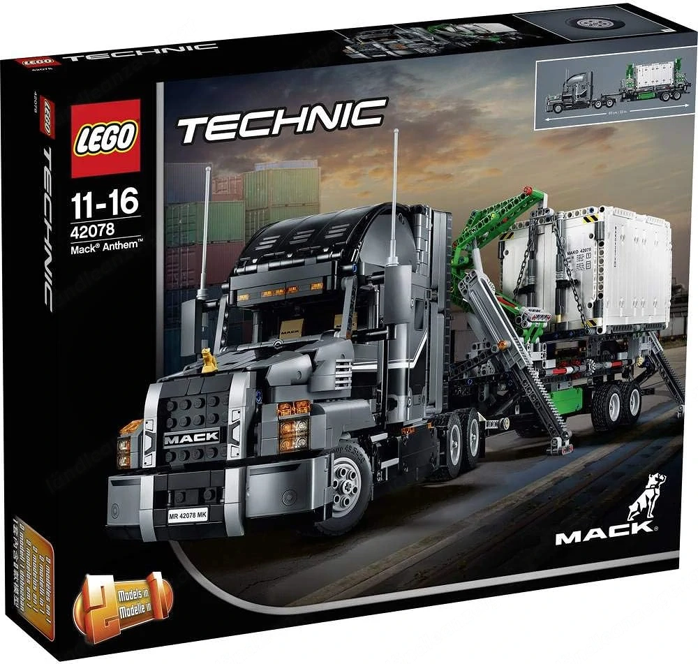 Verkaufe LEGO Technic Mack Anthem (42078)