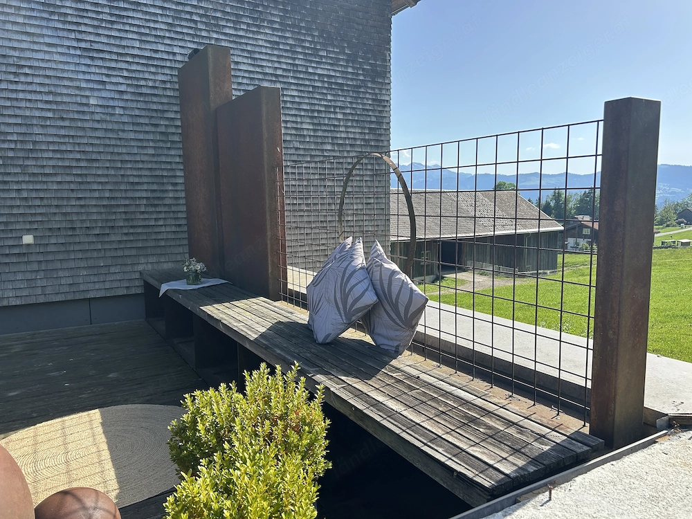 Wind- u. Sichtschutz aus Stahl 