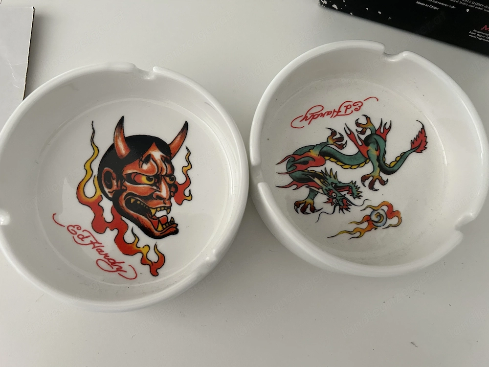ed hardy aschenbecher