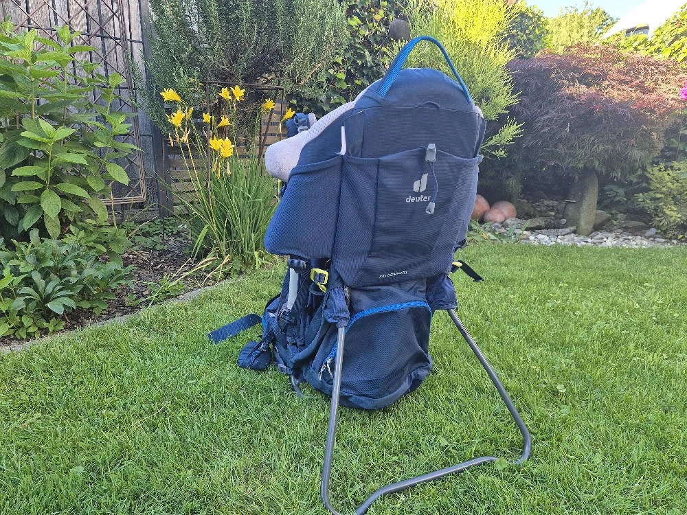 Deuter Kid Comfort Kindertrage   Kraxe   Midnight Blau   Top Zustand!