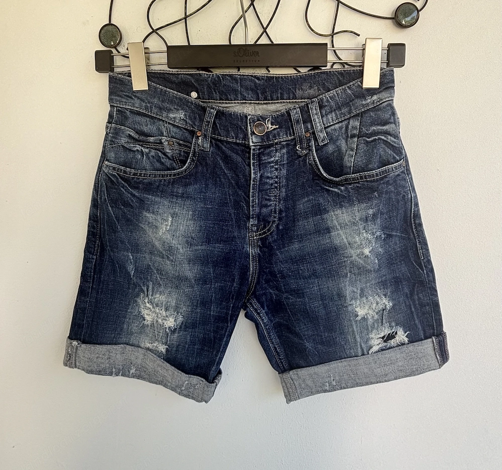 Lässige Damen Shorts Jeans blau