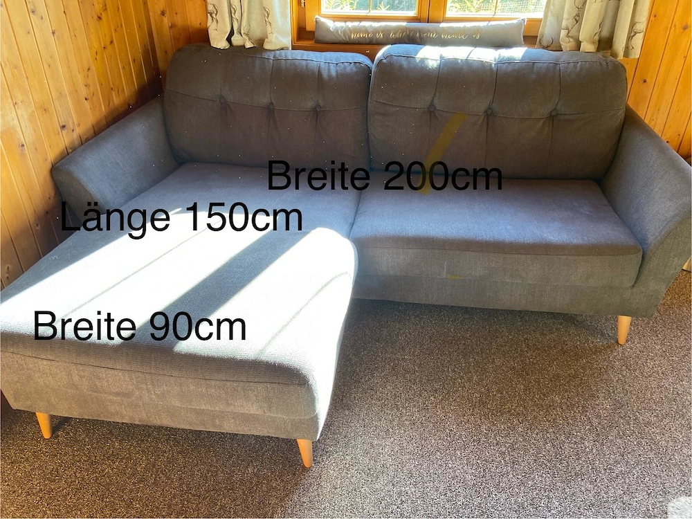 Sofa mit abnehmbarem Fussteil