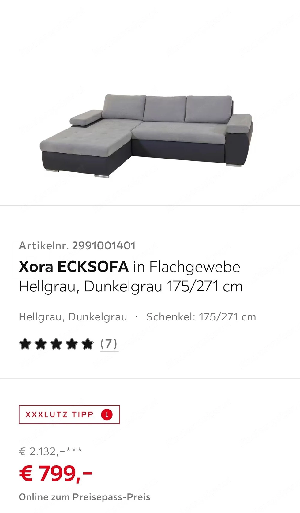 Ecksofa mit Bettfunktion und Stauraum