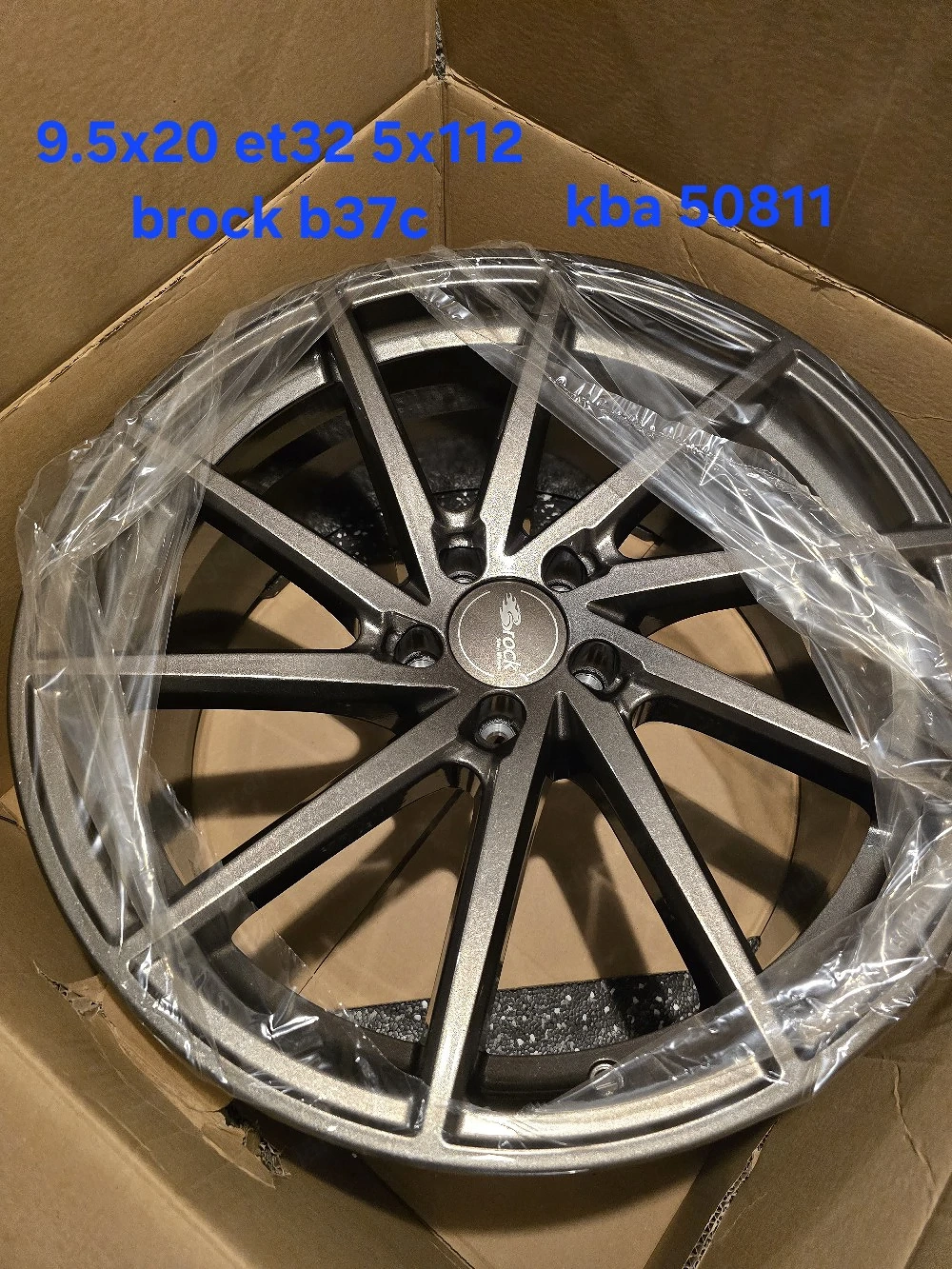 5x112 20" nagelneue alufelgensatz