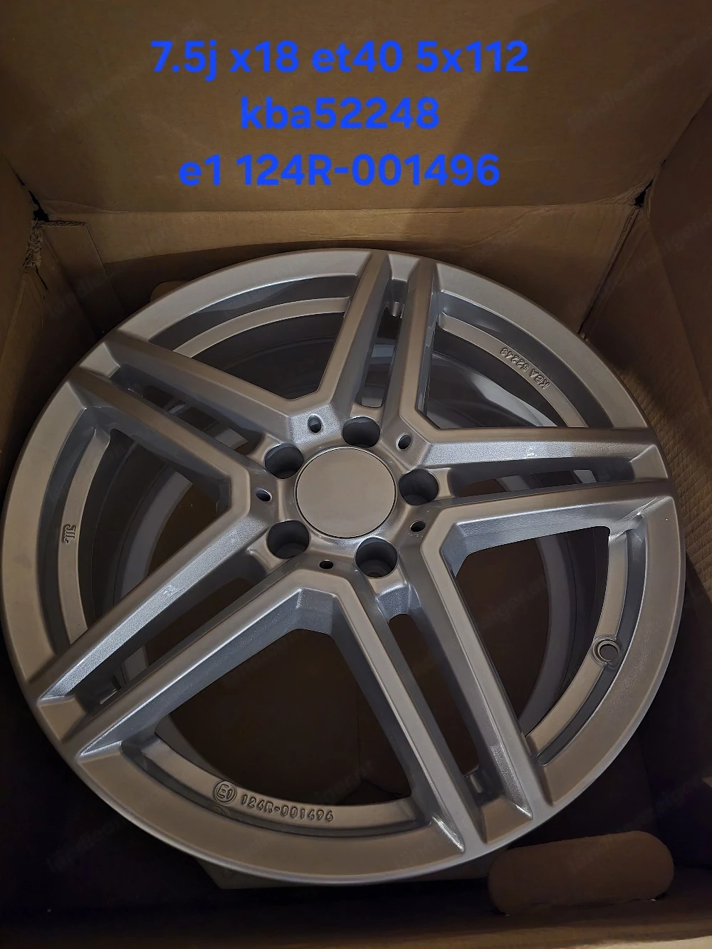 2x  18" 5x112 alufelgensatz