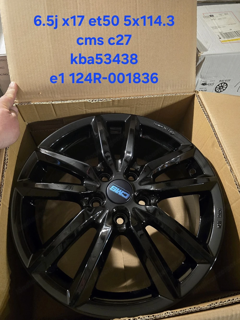 5x114.3 17" nagelneue alufelgensatz