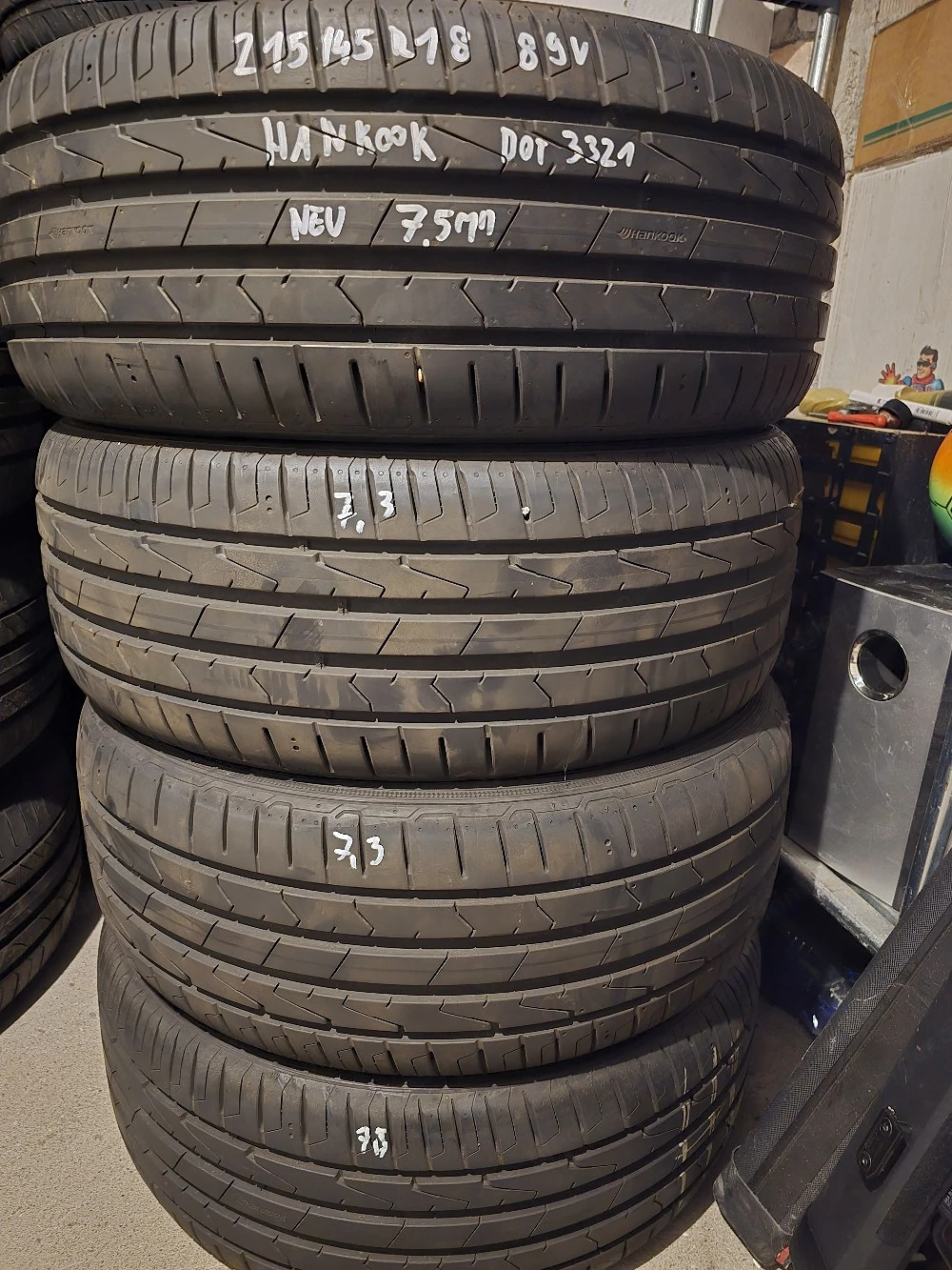 4x 215 45r18 sommerreifen