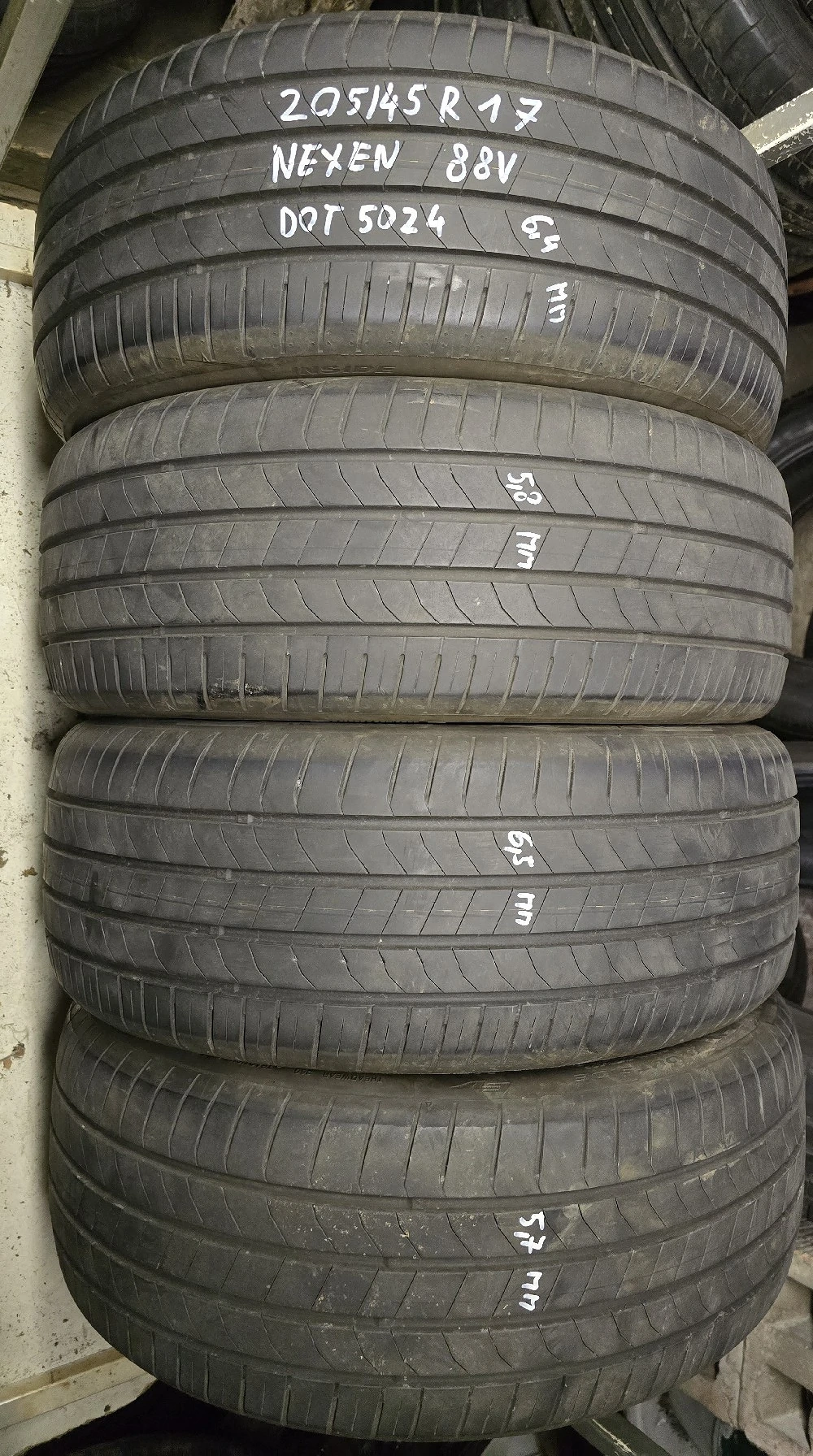 4x 205 45r17 sommerreifen 2024 bj.