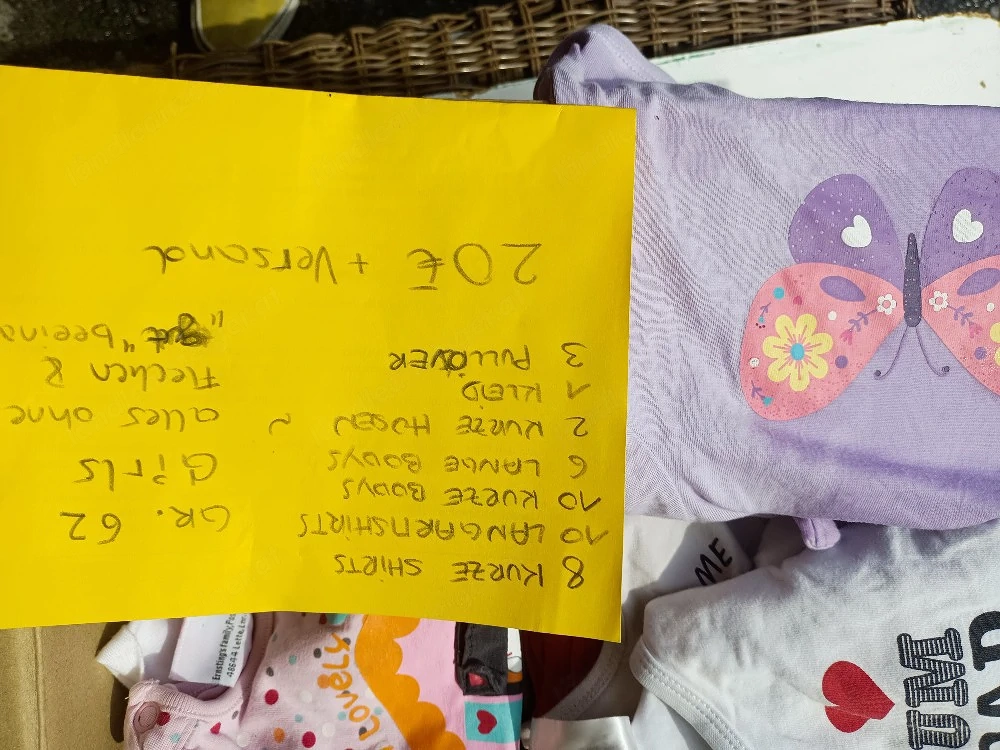 babymädchen packet 62 68