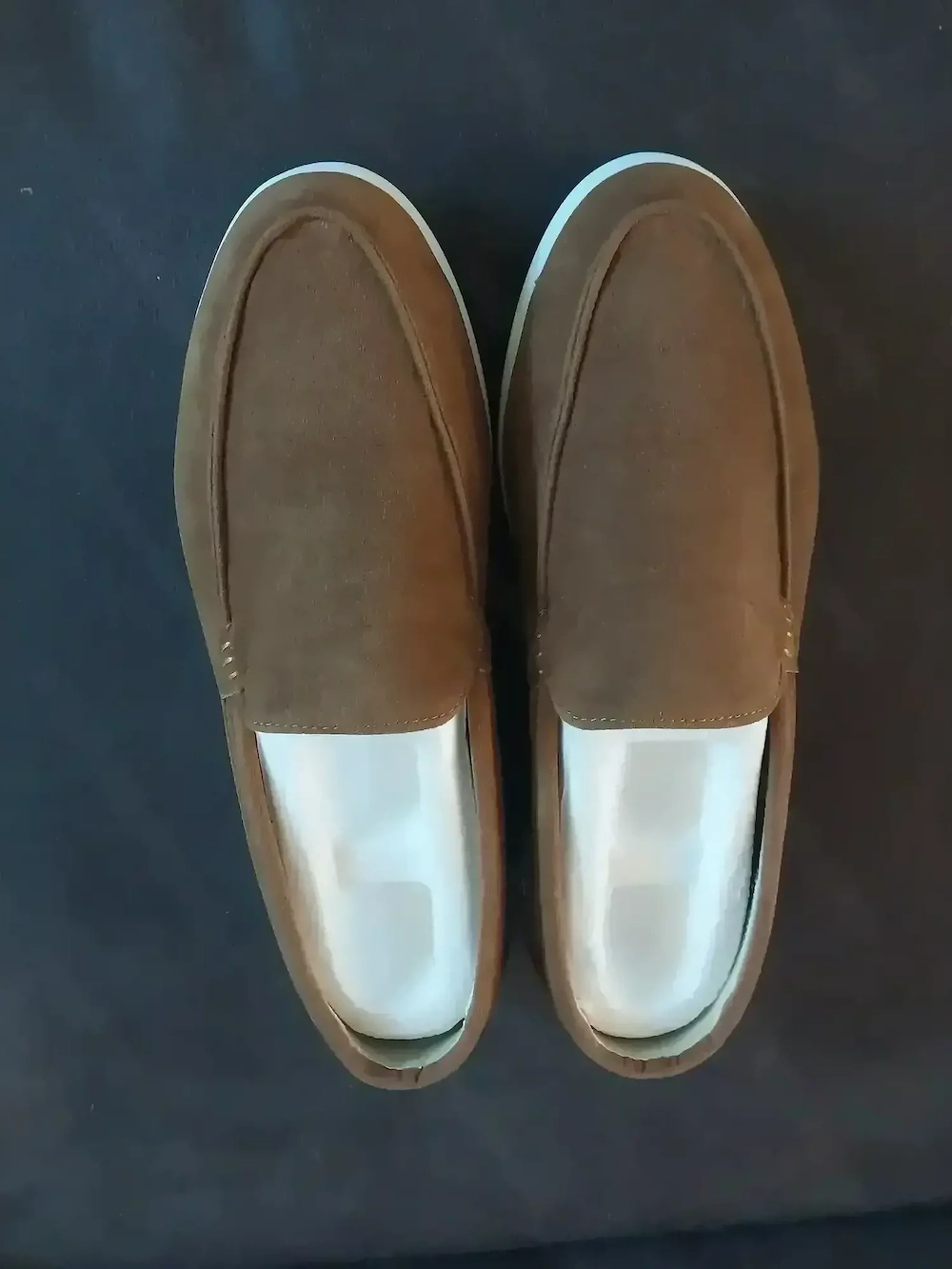 herren   schuhe braun wildleder gr. 42 neu  zu klein   29,00  original preis 59,00  