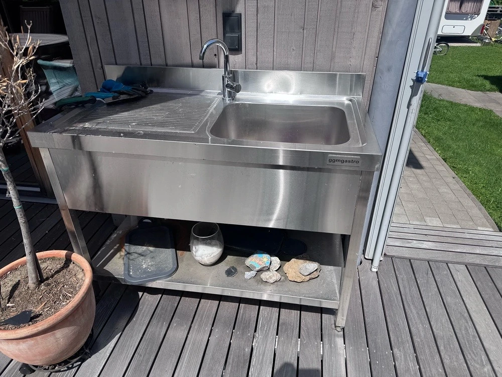 Edelstahlwaschbecken