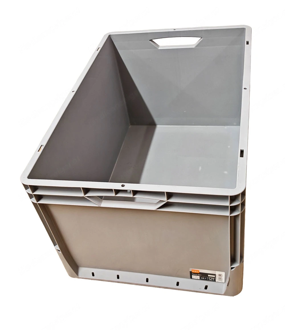 OBI Eurobox Vollwand 60 cm x 40 cm x 32 cm Grau
