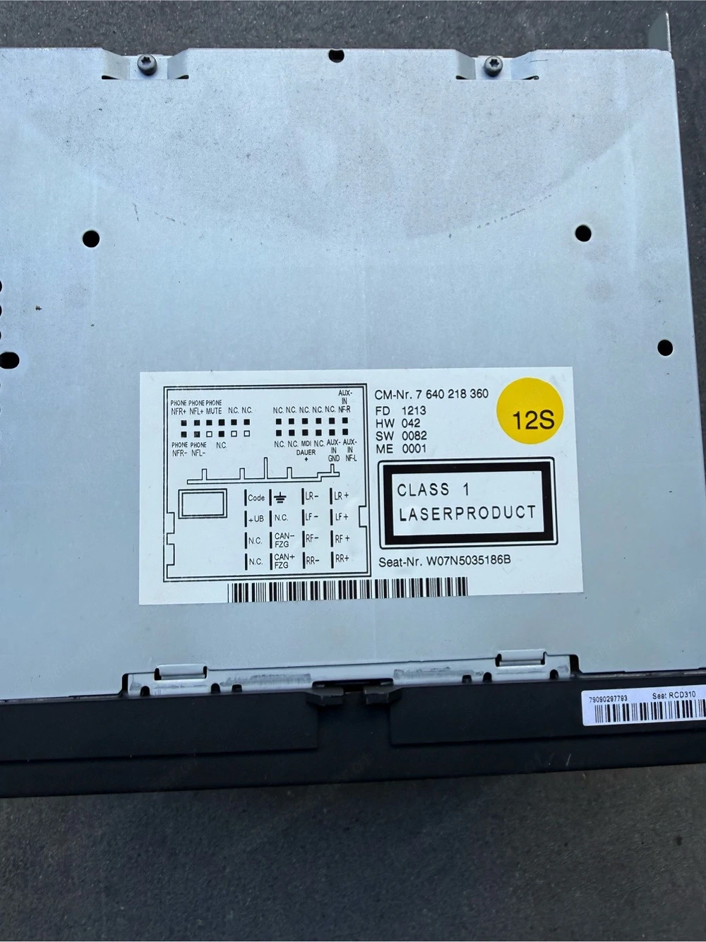 Autoradio Seat Alhambra Bj 2013