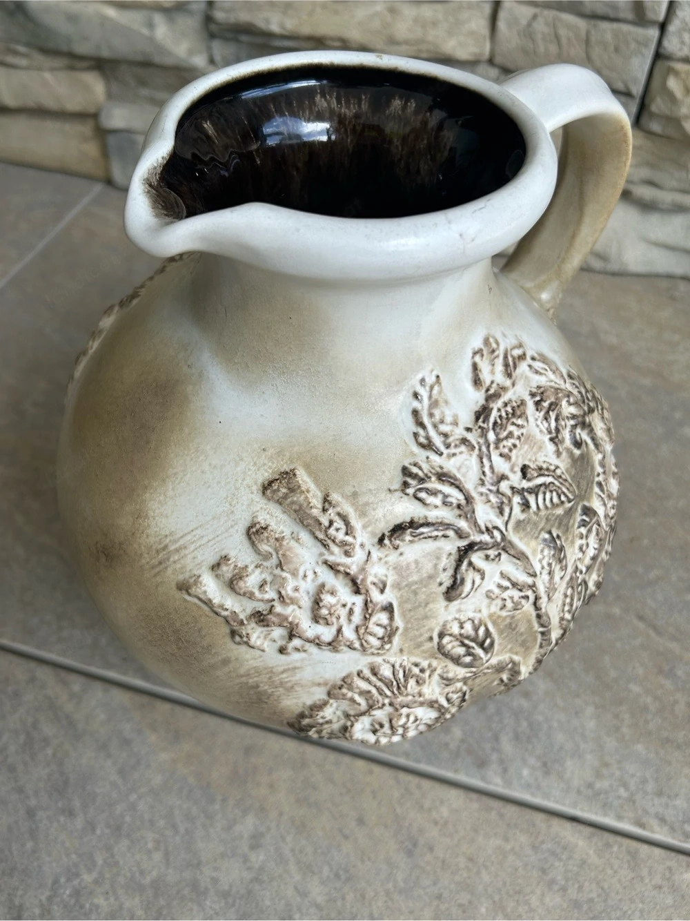 Vintage Keramikvase 60er Jahre