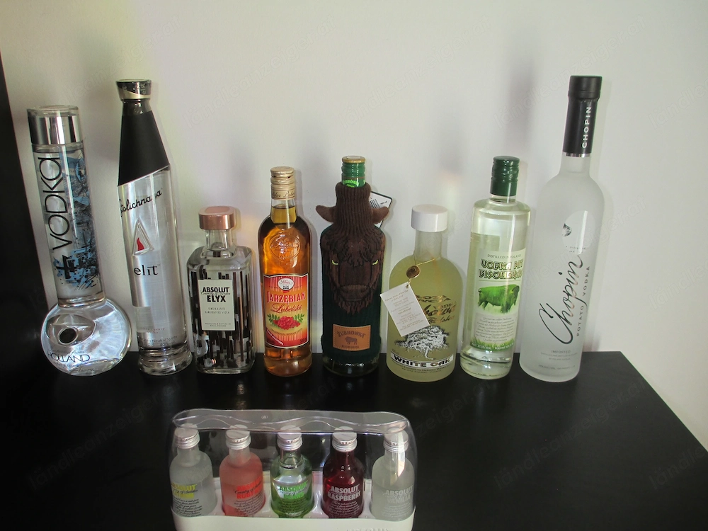 Wodka   Vodka Sammlung