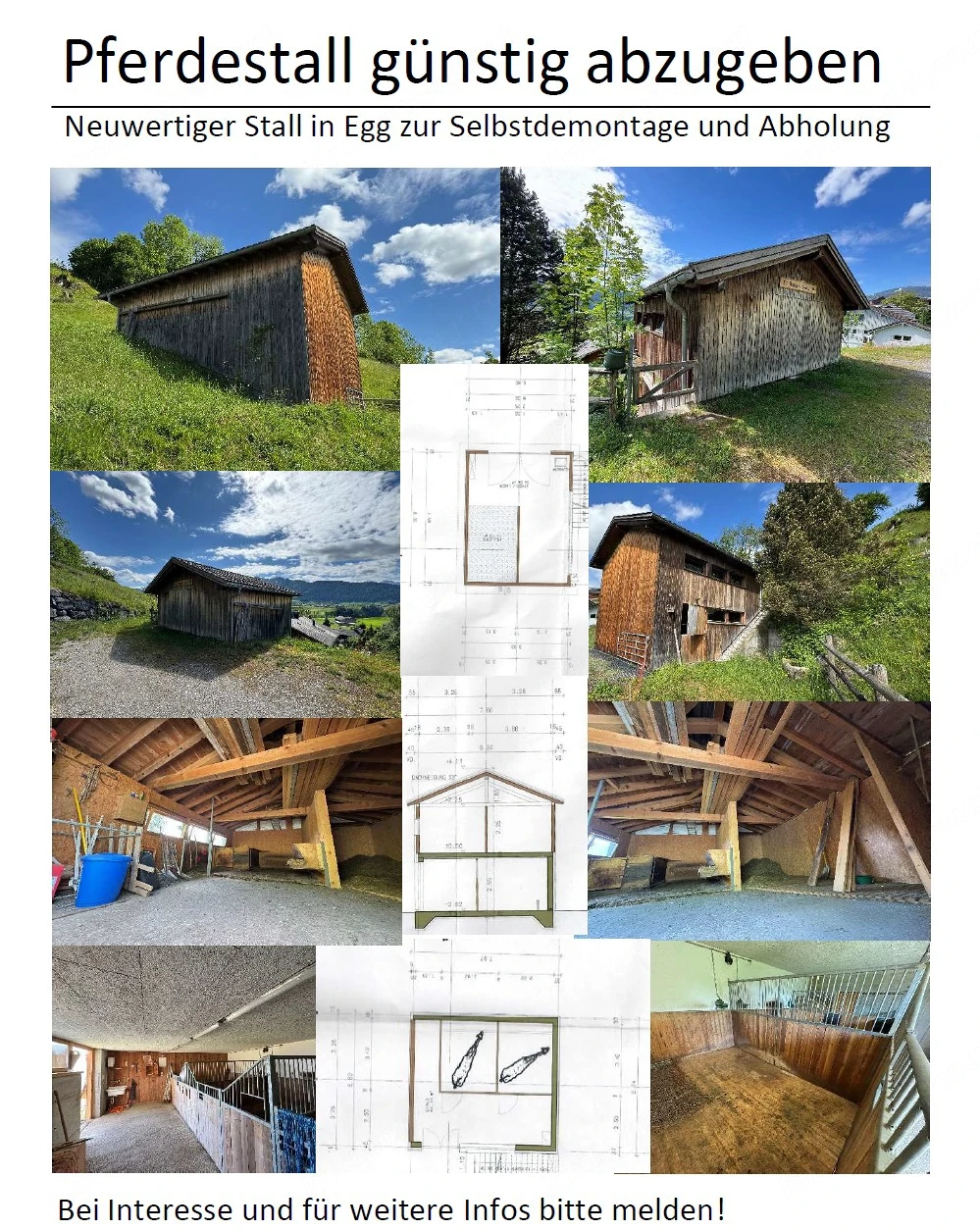 Pferdestall abzugeben