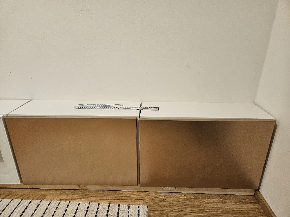 Ikea Besta Wandschränke 3 mal 60x38x20 cm mit Türen