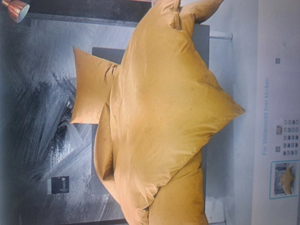 Bettwäsche 135x200 cm  Gold