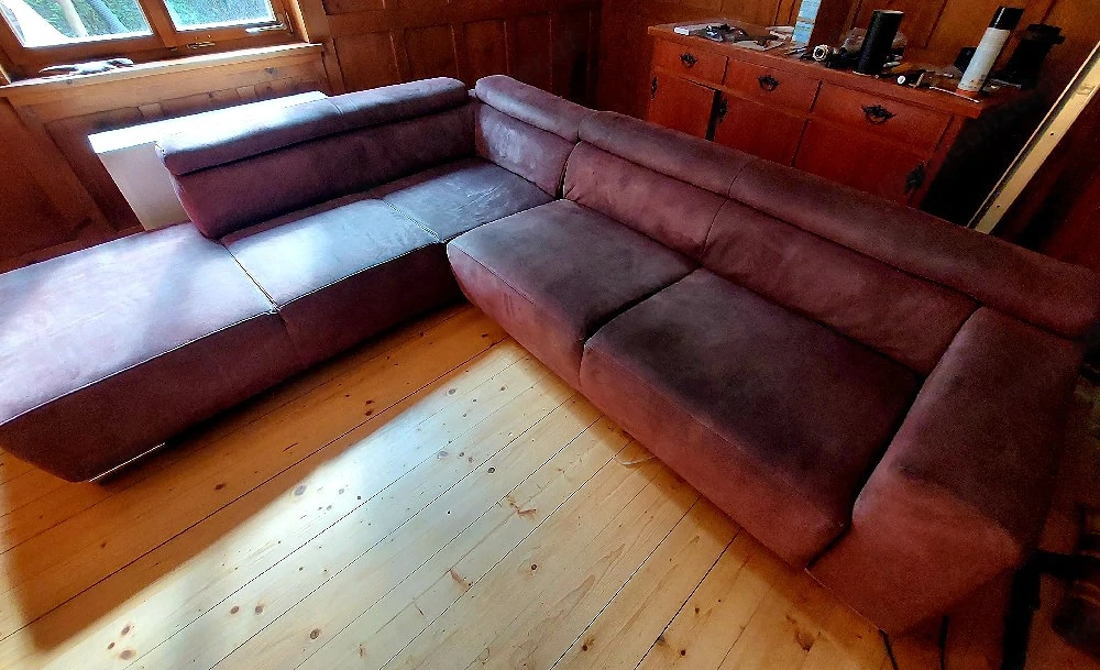 Große designerchouch