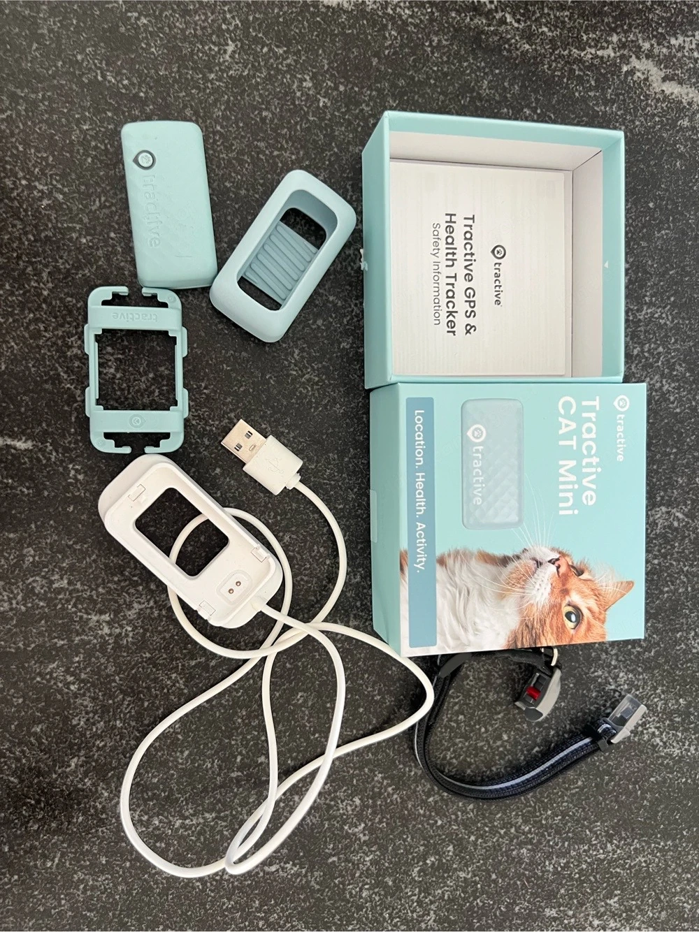 Tractive Cat Mini Set Hellblau