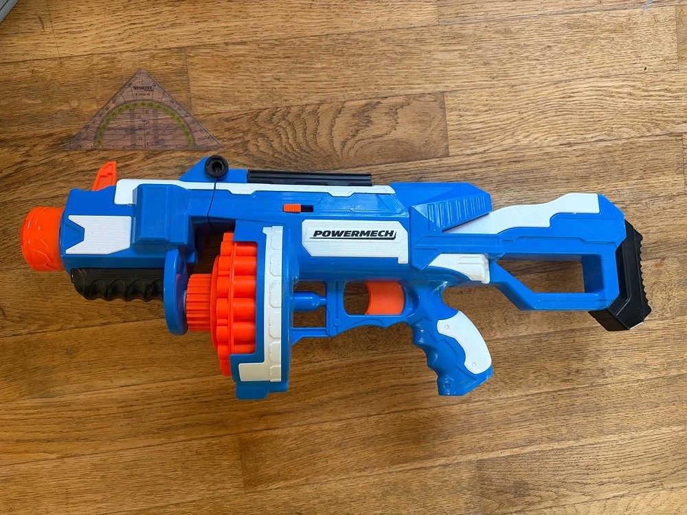 Powermech Gun (wie Nerf Gun)