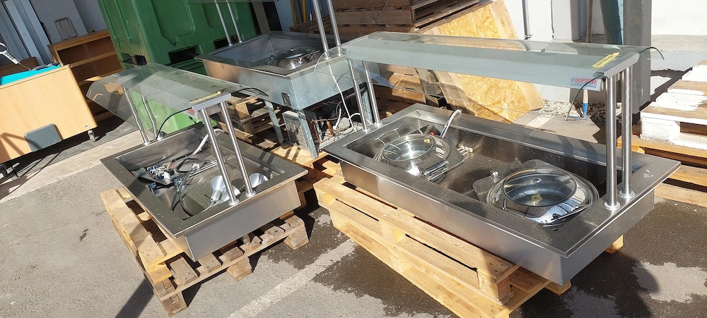 Gastrotheken 2x Heißtheken 1x Kalttheke gebraucht super Zustand Stück 330,- Euro