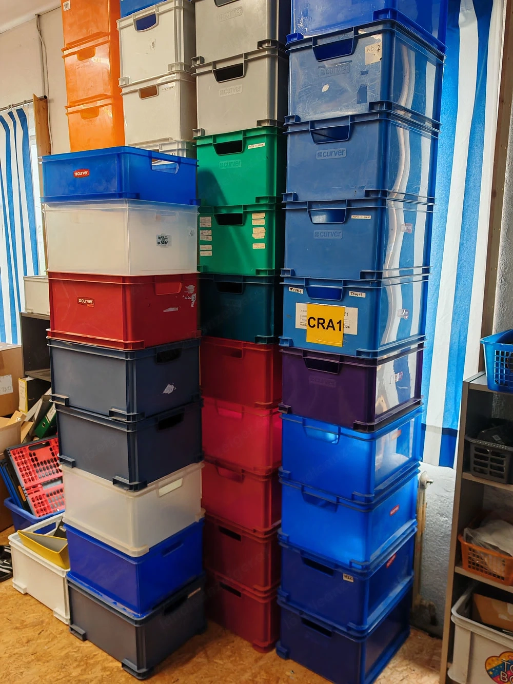 Lagerboxen Kunststoff 43 x 35 x 23 cm stapelbar Curver System