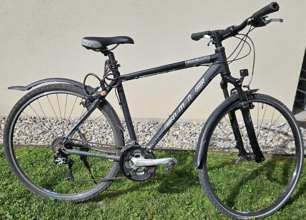 Herren Citybike, schwarz, Bulls, 165 - 185 cm
