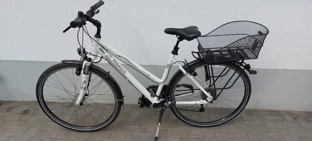 Damenfahrrad (Jugend) Pegasus weiß, Größe S 50 24Gang 