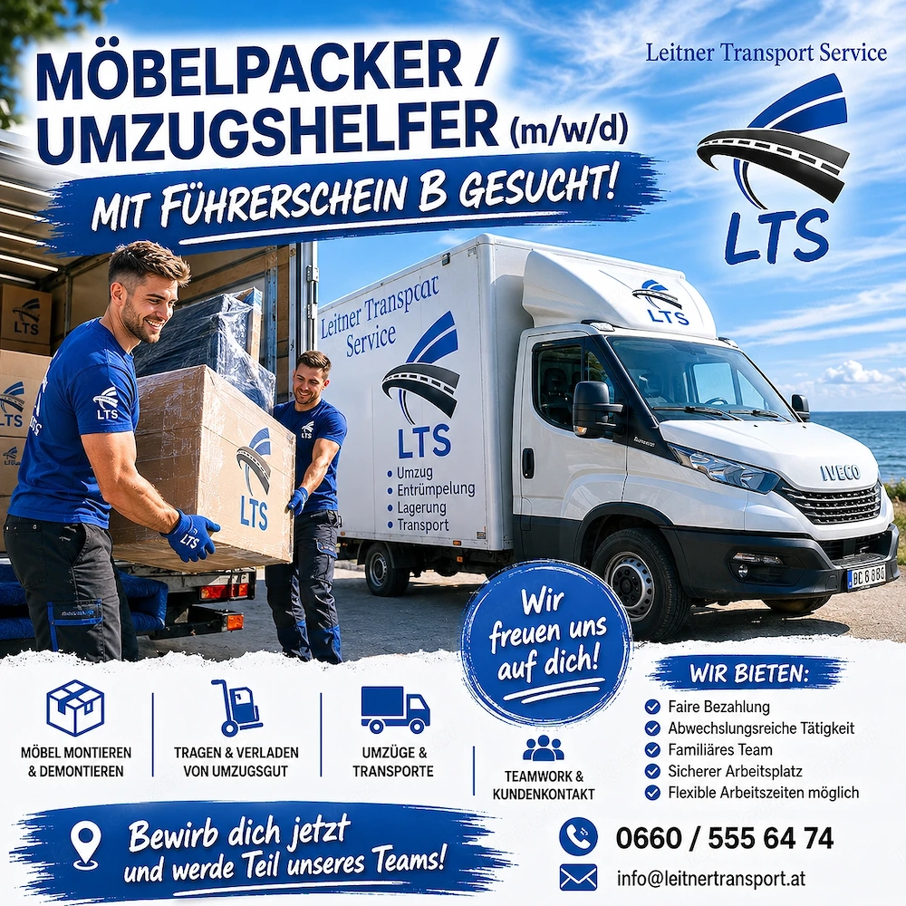  Möbelpacker   Umzugshelfer (m w d) gesucht!