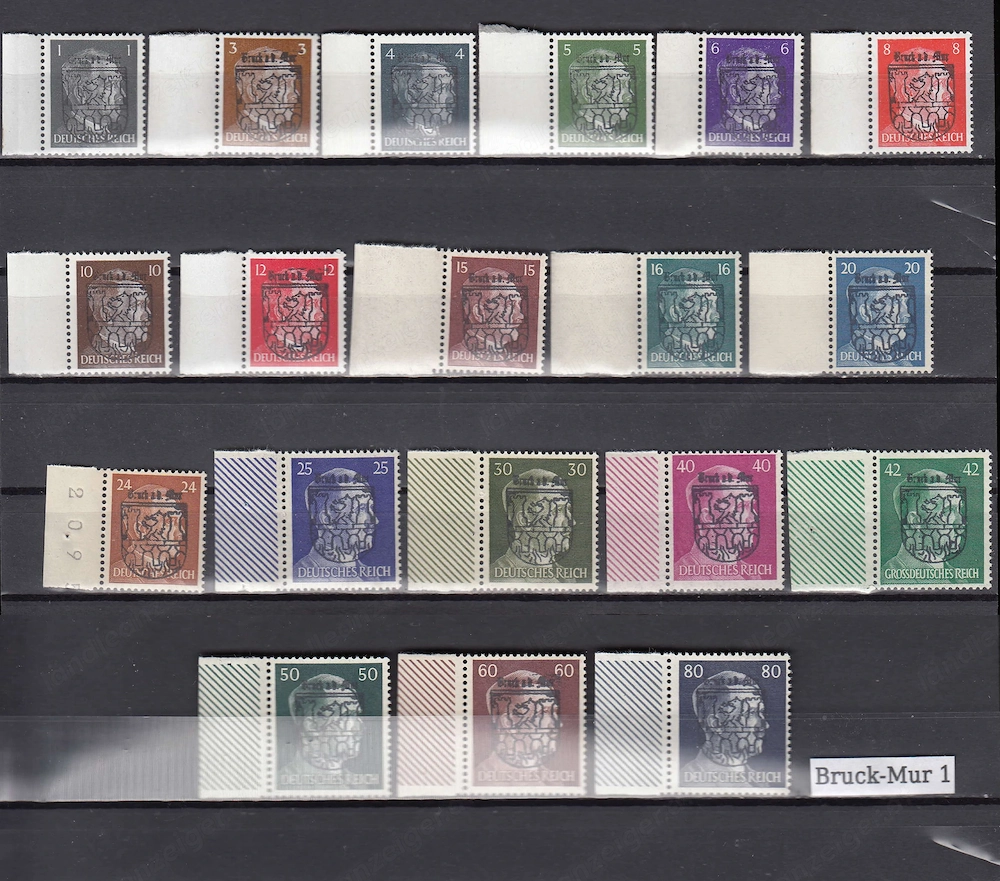 Briefmarkensammlung Österreich (Stmk) Lokal 1945 Postfrisch a. 30,-