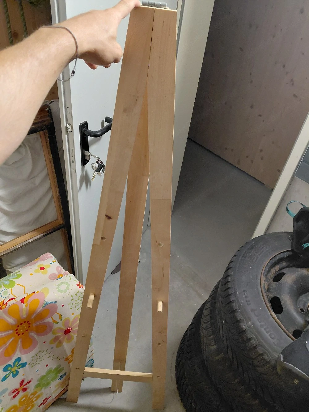 Staffelei aus Holz