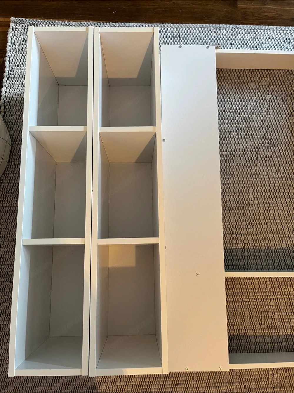 Wickelaufsatz mit 2 Regalen für IKEA HEMNES