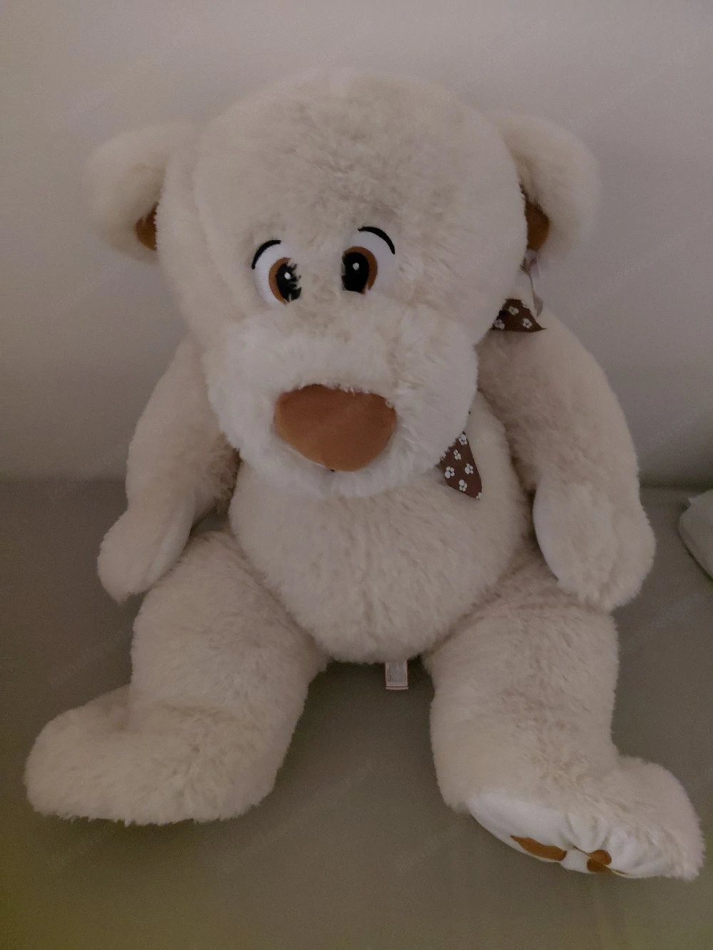 Großer Kuscheltier Bär Neu da bei Tombola Gewonnen
