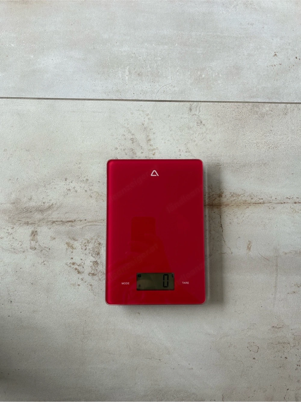 Küchenwaage Ambiano   Rot   Neu & unbenutzt